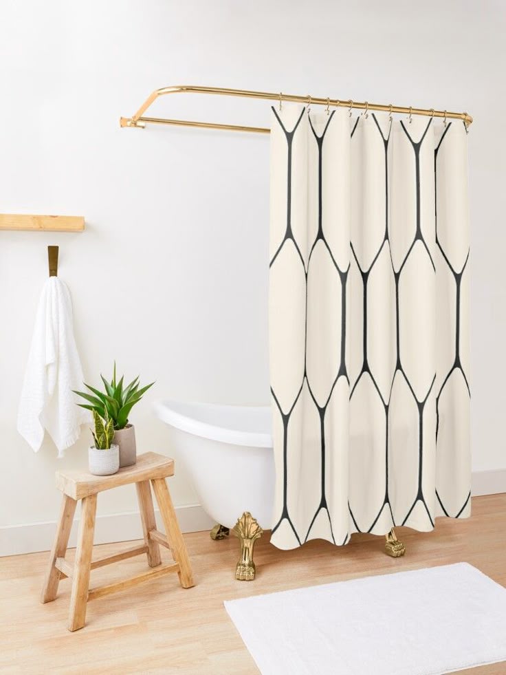 Waterproof Shower Curtain – Elegant & Durable Bathroom Decor