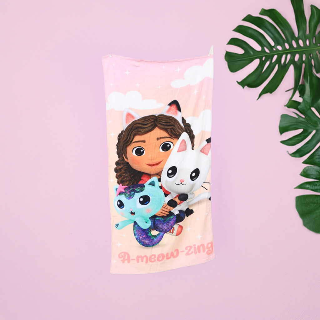 KIDS PRINTED CARTOON TOWEL