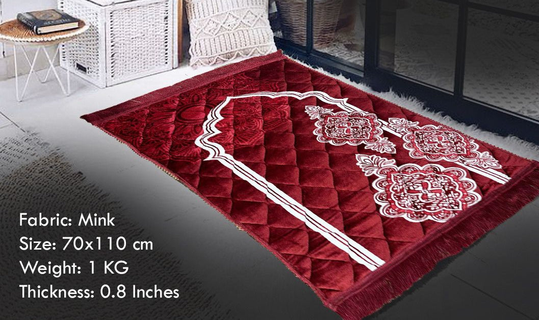 Premium Jaynamaz – Soft Velvet Prayer Comfort"