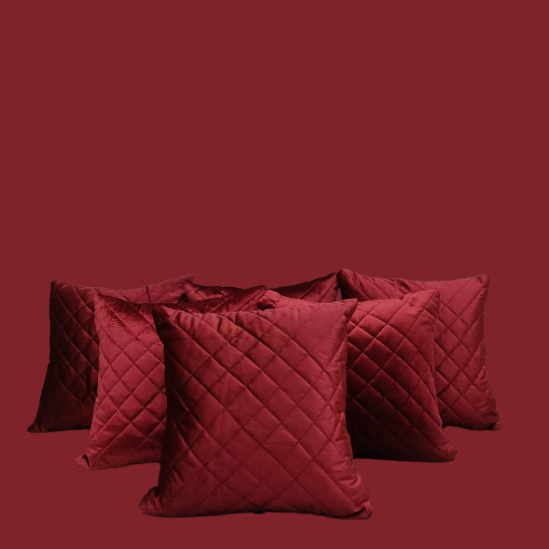 QUILTED cushion covers (PACK OF 4 ) ONLY COVERS