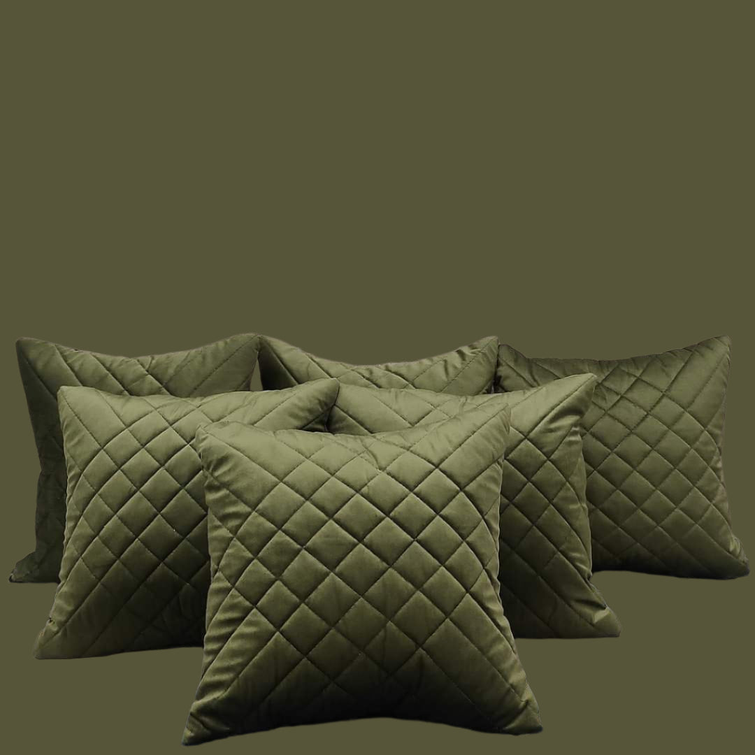 QUILTED cushion covers (PACK OF 4 ) ONLY COVERS