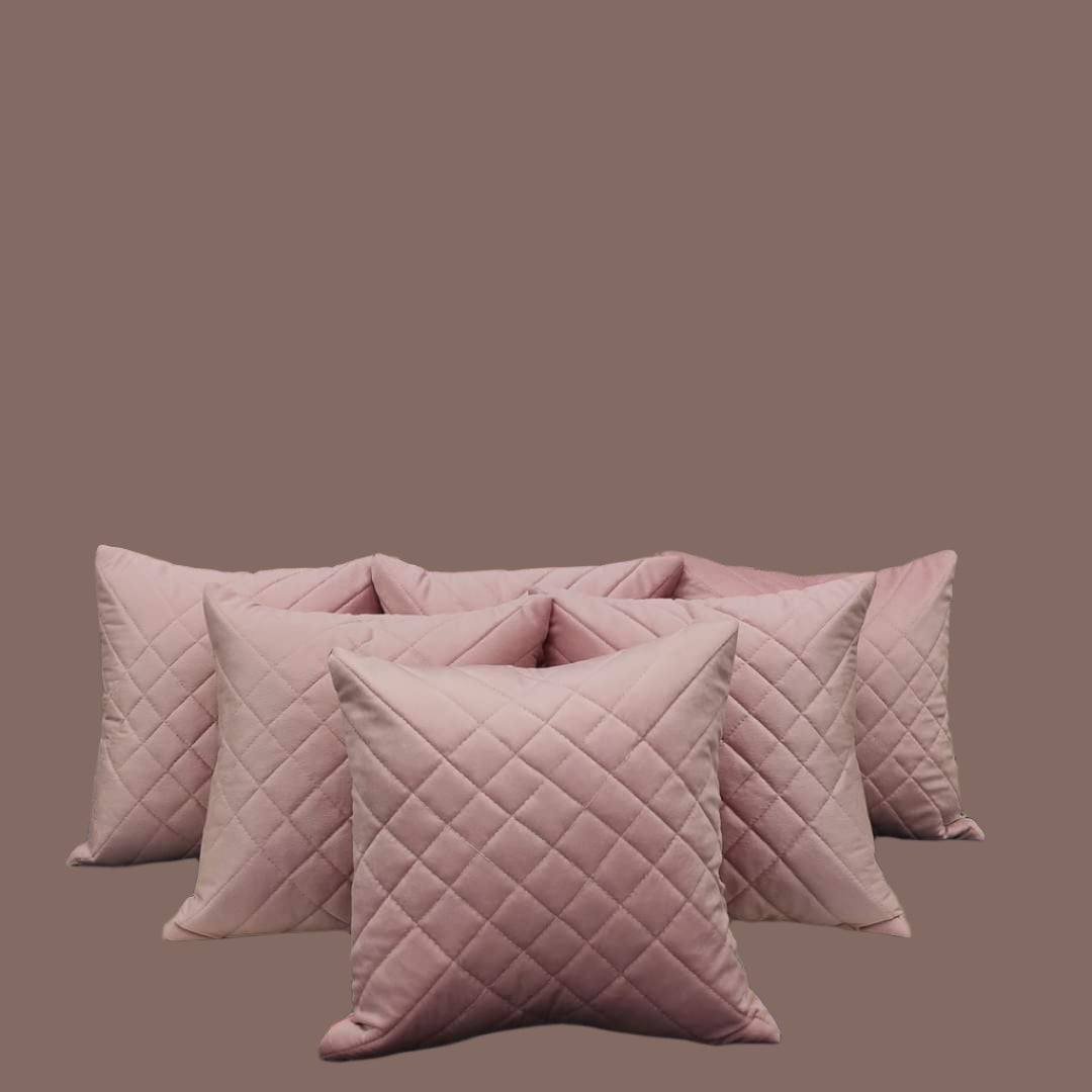 QUILTED cushion covers (PACK OF 4 ) ONLY COVERS