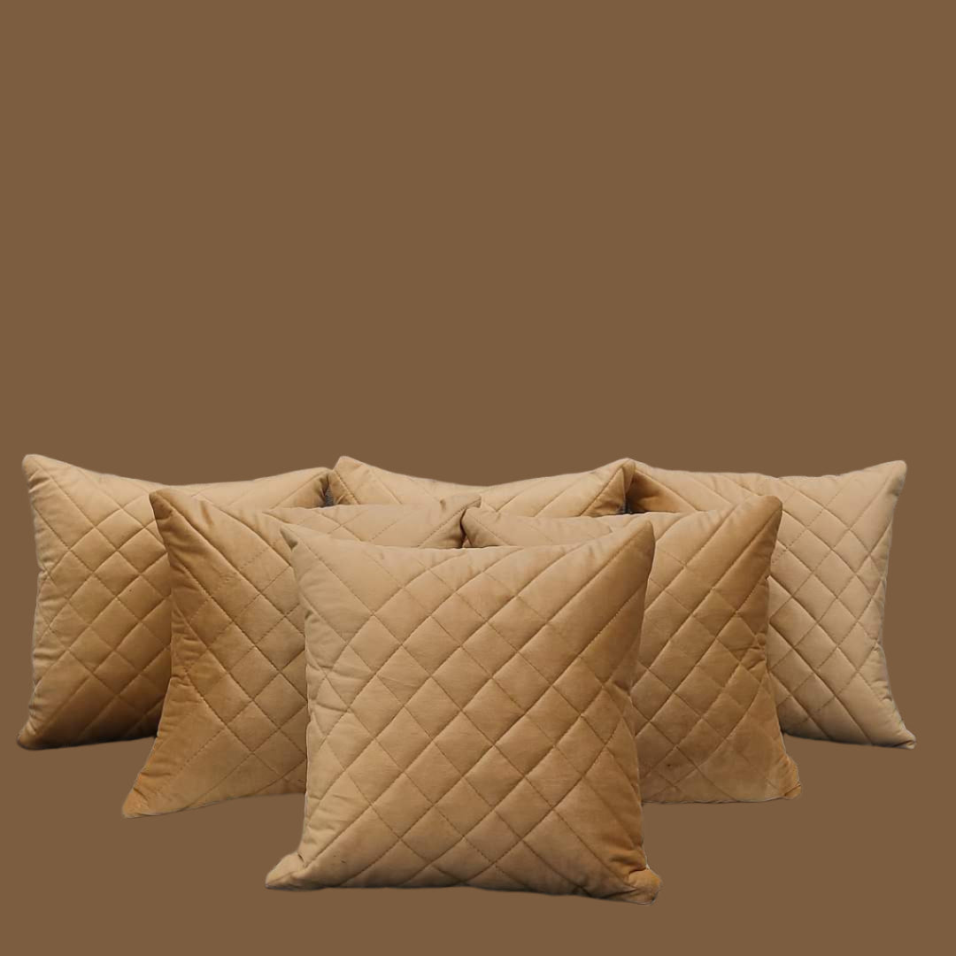 QUILTED cushion covers (PACK OF 4 ) ONLY COVERS