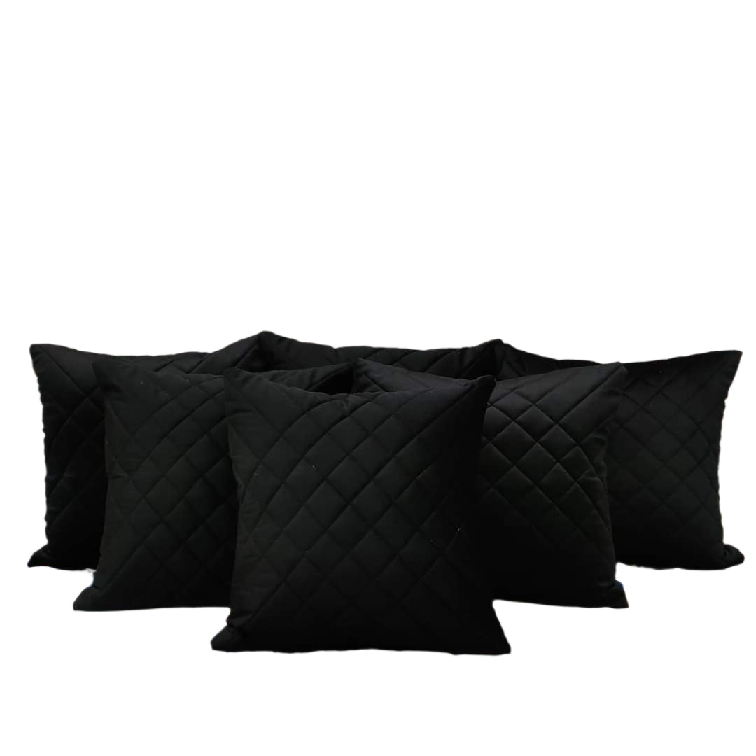QUILTED cushion covers (PACK OF 4 ) ONLY COVERS