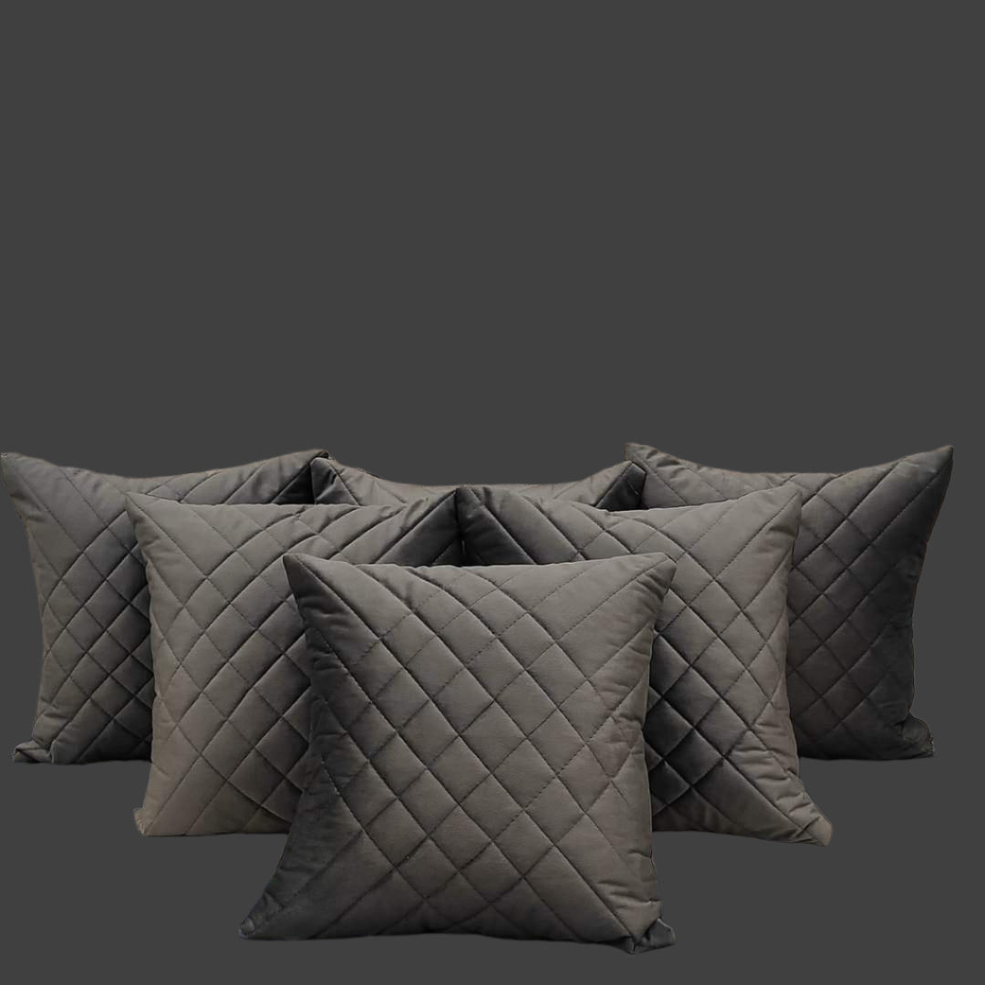 QUILTED cushion covers (PACK OF 4 ) ONLY COVERS