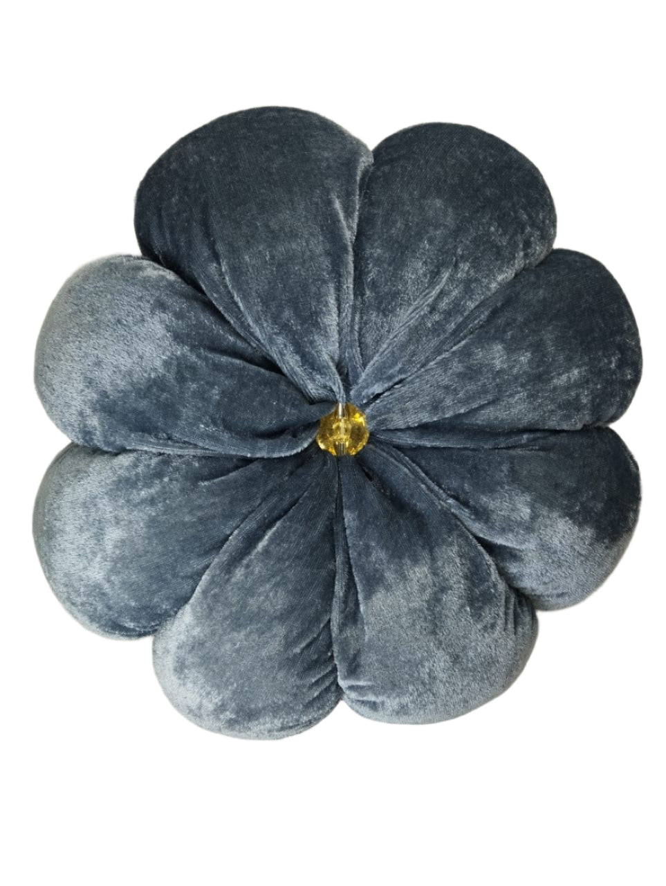 Luxury Velvet Flower Cushion – Round Decorative Pillow ( Pack of 3 )