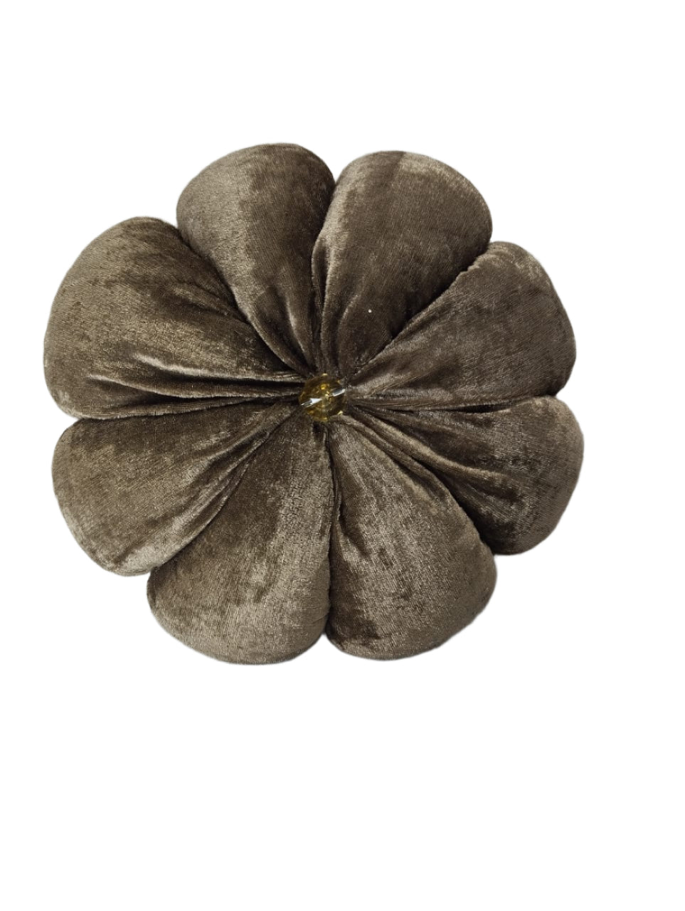 Luxury Velvet Flower Cushion – Round Decorative Pillow ( Pack of 3 )