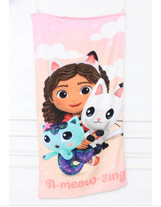 KIDS PRINTED CARTOON TOWEL