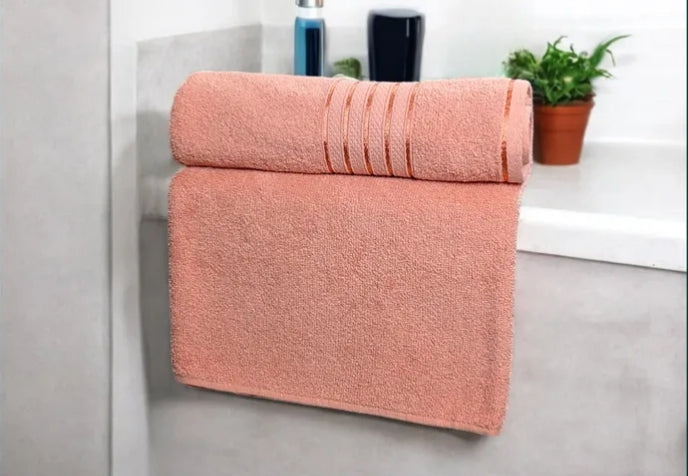 Premium Export Quality Cotton Towels – 2 Pcs Ultra Soft & Absorbent Set"
