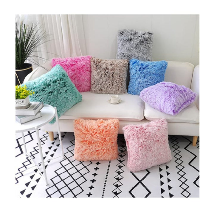 "Luxury China Fur Cushion Cover – 1 Piece Soft & Stylish Decor"