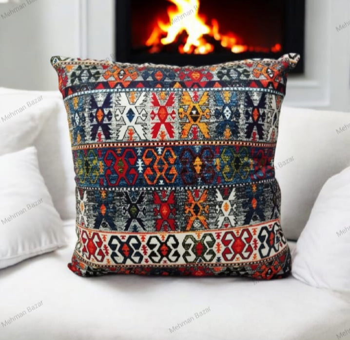 Printed cushion cover ( Pack of 2 ) Decorative & Soft Fabric