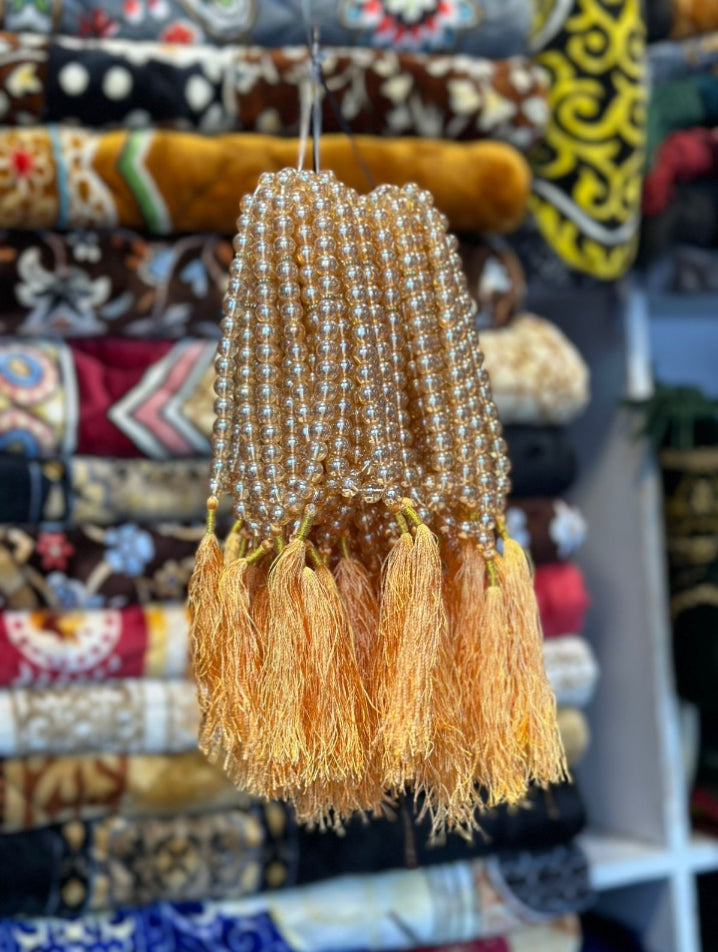 "Premium Prayer Tasbih – 100 Beads Islamic Rosary"