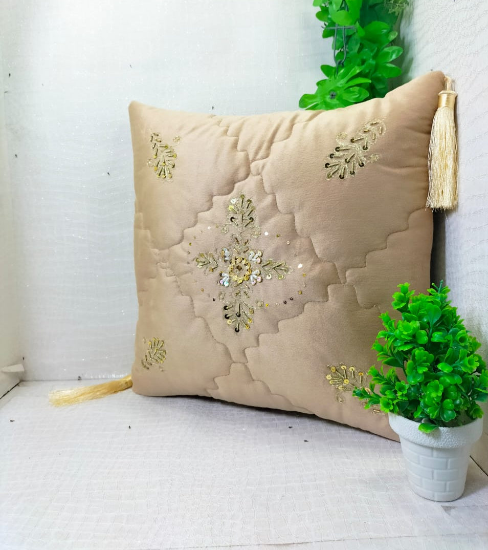 "Handmade Decorative Cushion Covers – Elegant & Durable Home Décor" (JUST 1 PCS )