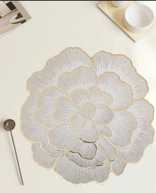 “CrystalShield Plastic Dining & side Table Mats – Waterproof & Easy Clean”