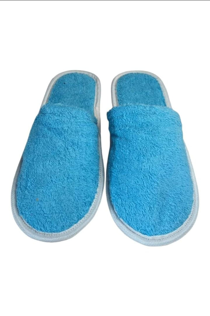 “SpaLuxe Terry Towel Slippers – Breathable & Soft Fit”