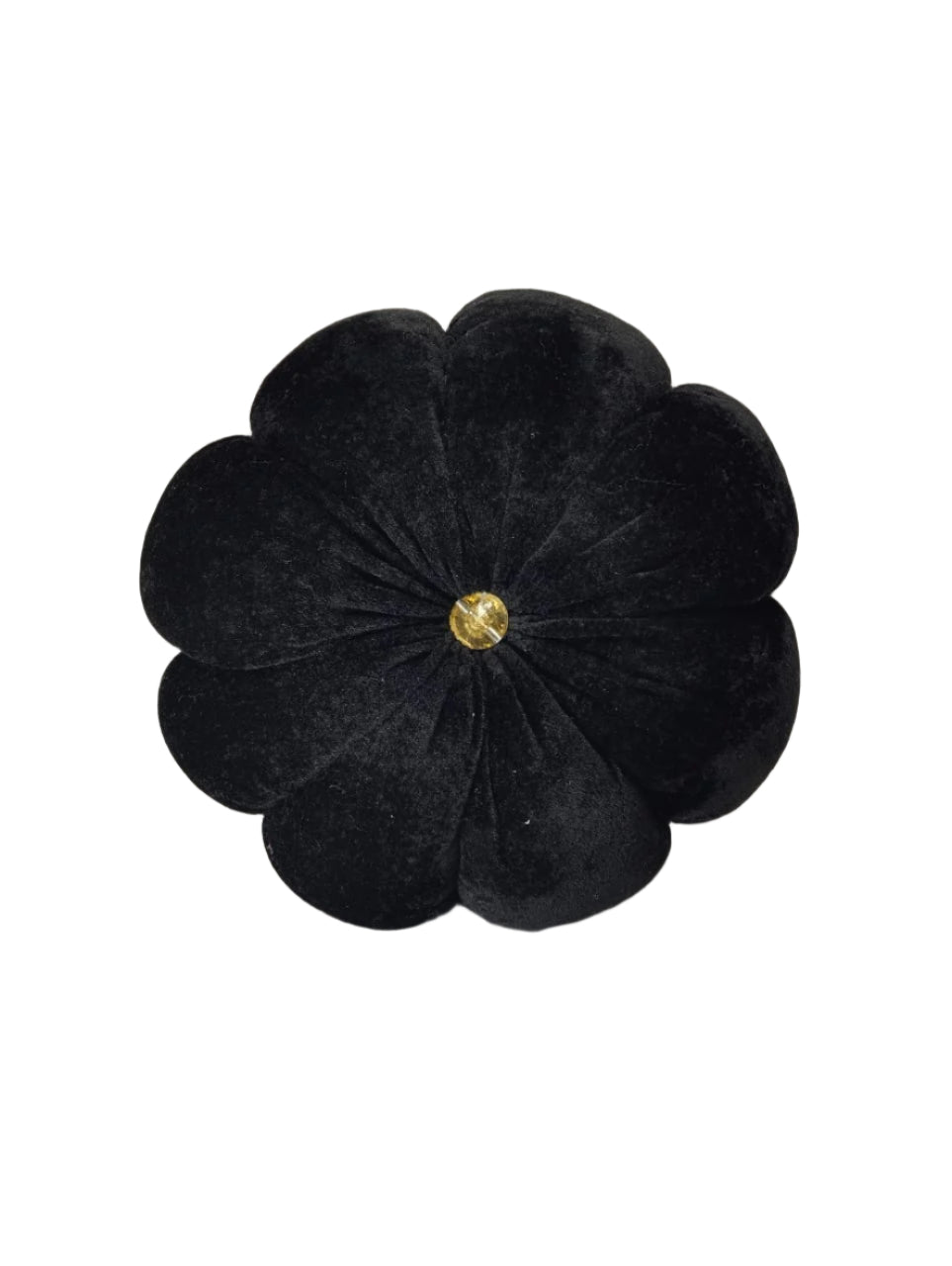 Luxury Velvet Flower Cushion – Round Decorative Pillow ( Pack of 3 )