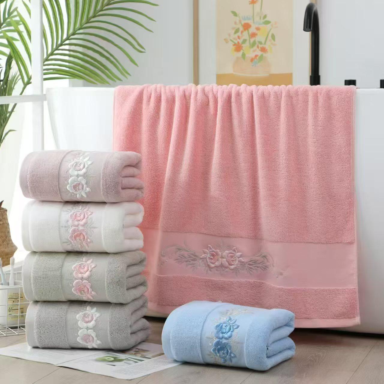 Luxury China Cotton Towels – 2 Pcs Soft & Absorbent Set