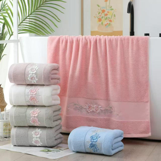 Luxury China Cotton Towels – 2 Pcs Soft & Absorbent Set