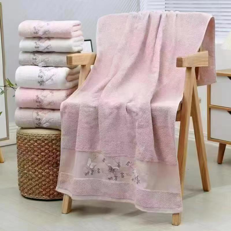 Luxury China Cotton Towels – 2 Pcs Soft & Absorbent Set