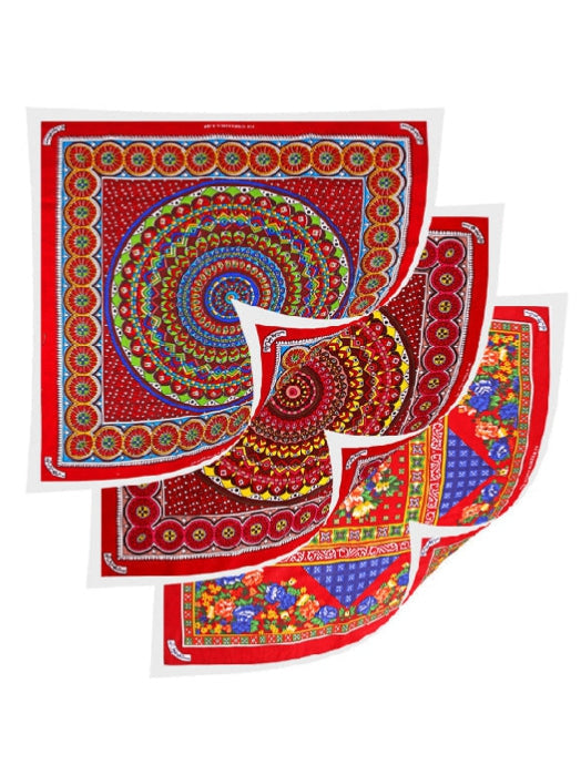 Classic Printed Duster Romal – Durable Roti Cover Cloth with pair