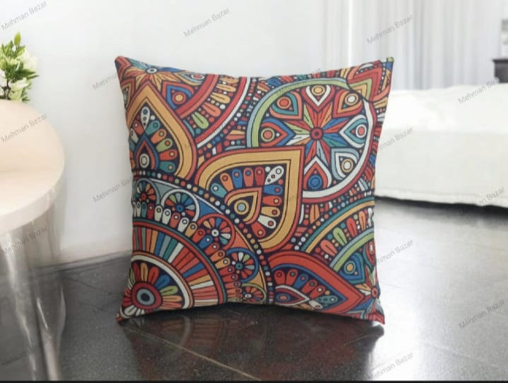 Printed cushion cover ( Pack of 2 )  Decorative & Soft Fabric