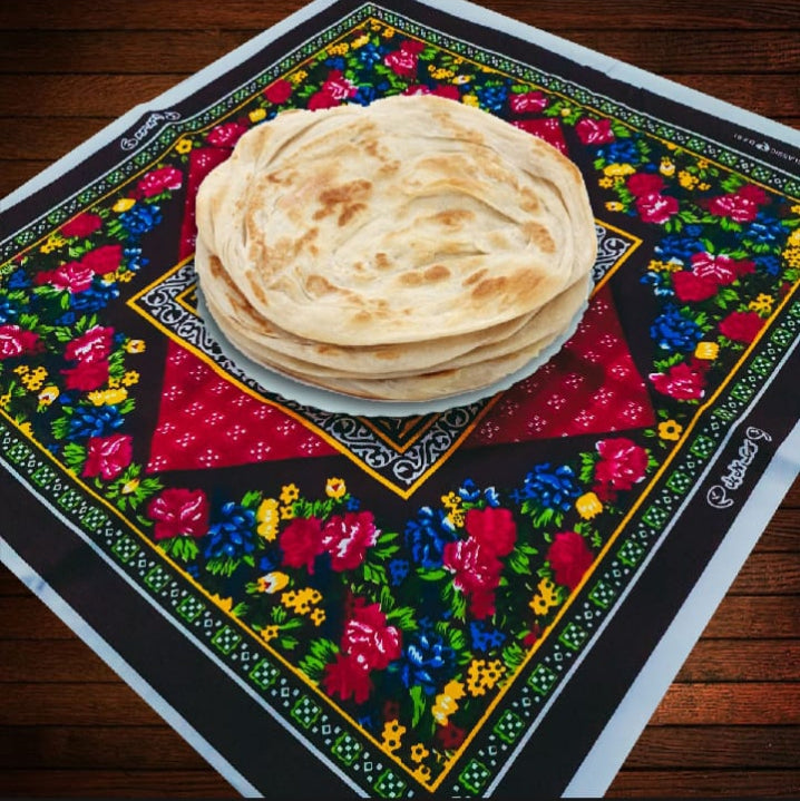 Classic Printed Duster Romal – Durable Roti Cover Cloth with pair