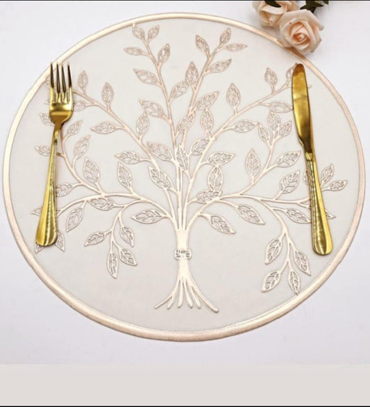 “CrystalShield Plastic Dining & side Table Mats – Waterproof & Easy Clean”