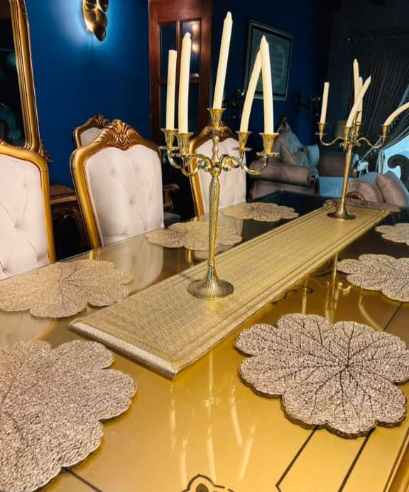 “EleganceShield Dining Table Mats Set – Heat Resistant & Easy Clean”